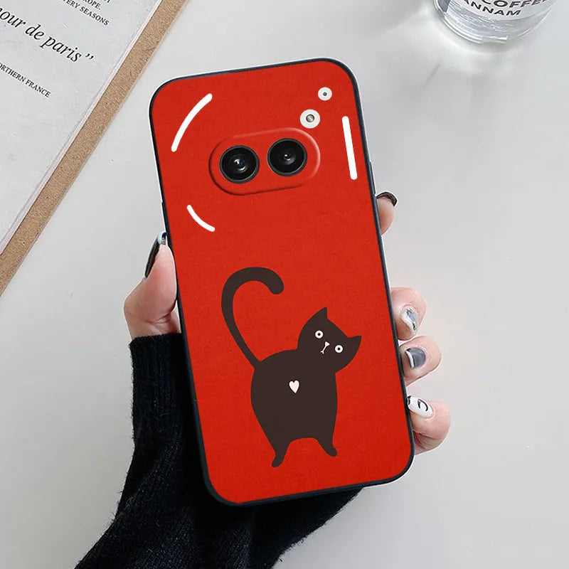 For Nothing Phone 2a Case Fashion Panda Soft Silicone Back Cases for Nothing Phone 1 2 2A Phone Cover Phone1 etui Fundas bags