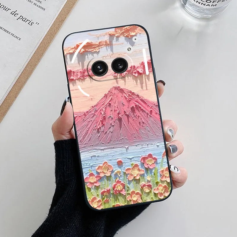 For Nothing Phone 2a Case Fashion Panda Soft Silicone Back Cases for Nothing Phone 1 2 2A Phone Cover Phone1 etui Fundas bags