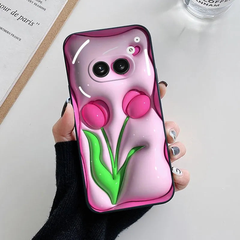 For Nothing Phone 2a Case Fashion Panda Soft Silicone Back Cases for Nothing Phone 1 2 2A Phone Cover Phone1 etui Fundas bags