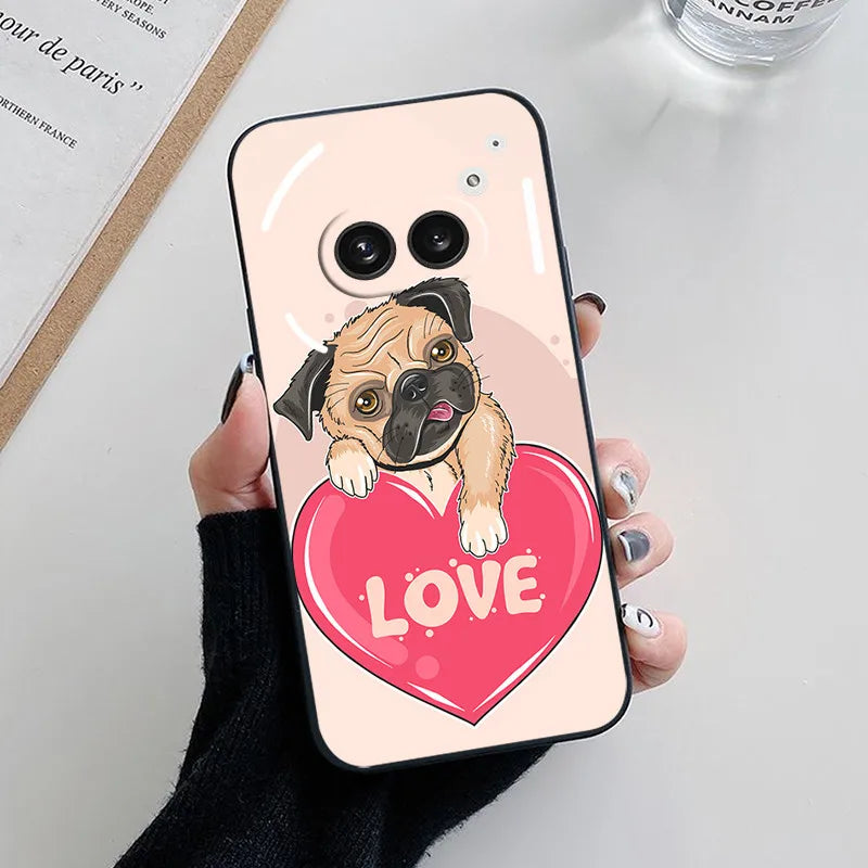 For Nothing Phone 2a Case Fashion Panda Soft Silicone Back Cases for Nothing Phone 1 2 2A Phone Cover Phone1 etui Fundas bags