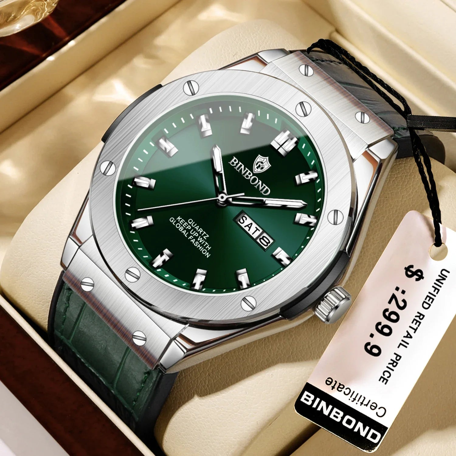 New Man Leather Casual Sports Clock Men Luxury Watch Automatic Watches Mens Top Fashion Quartz Wristwatches Man Reloj Hombre