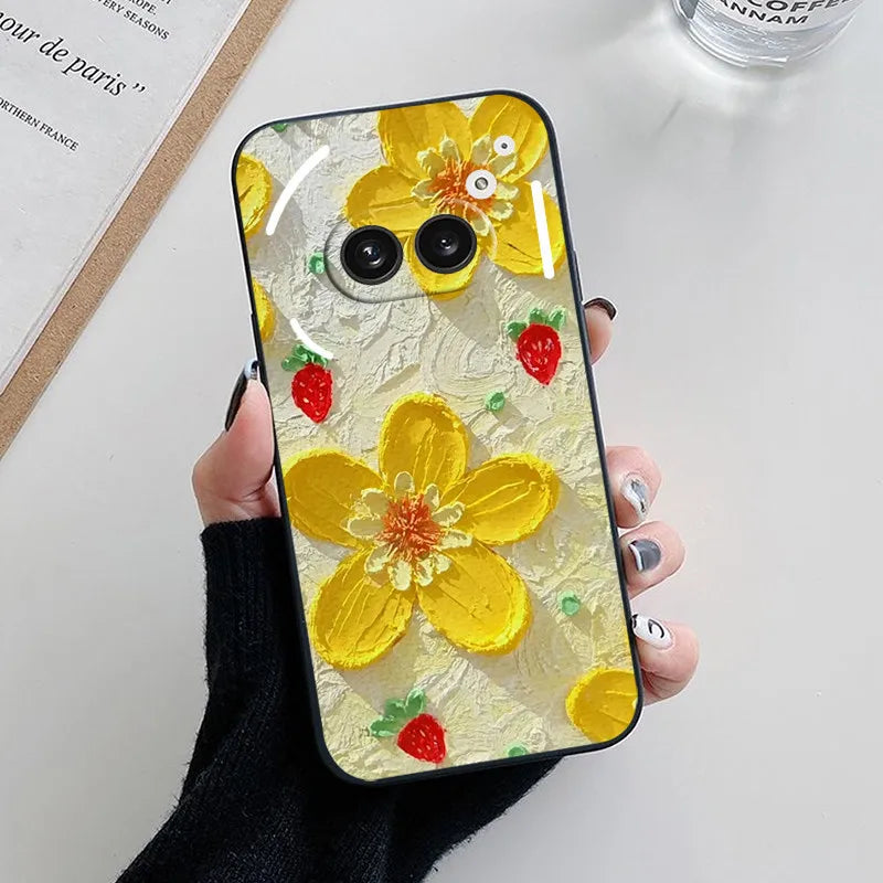 For Nothing Phone 2a Case Fashion Panda Soft Silicone Back Cases for Nothing Phone 1 2 2A Phone Cover Phone1 etui Fundas bags