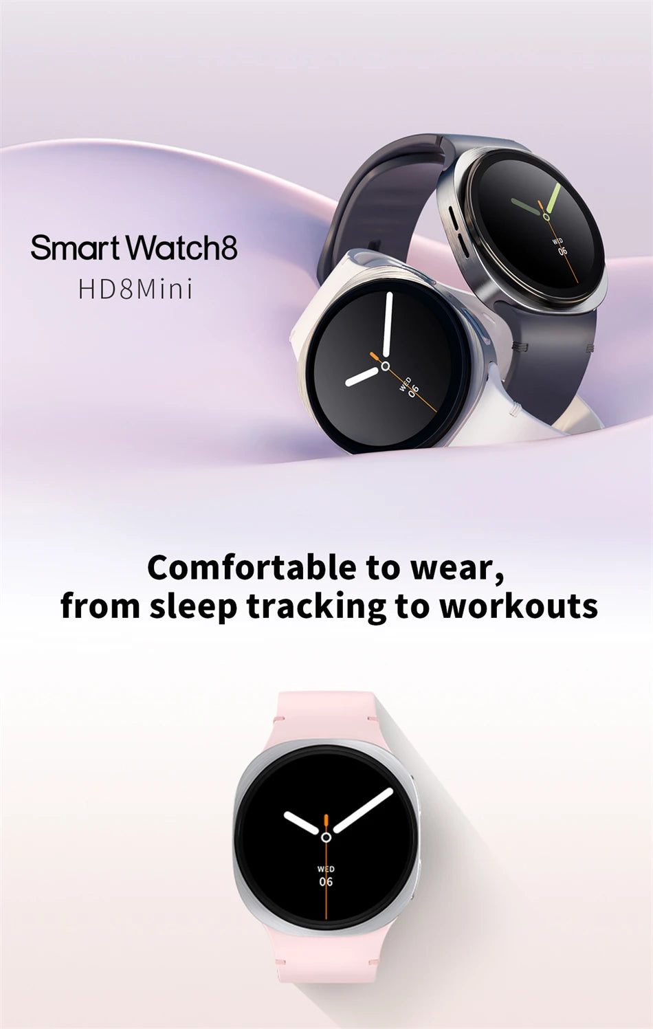 Watch 8 Mini GPS Track Smart Watch Men Women Map Navigation Bluetooth Call NFC IP68 Waterproof Compass Sport Smartwatch 2025 New