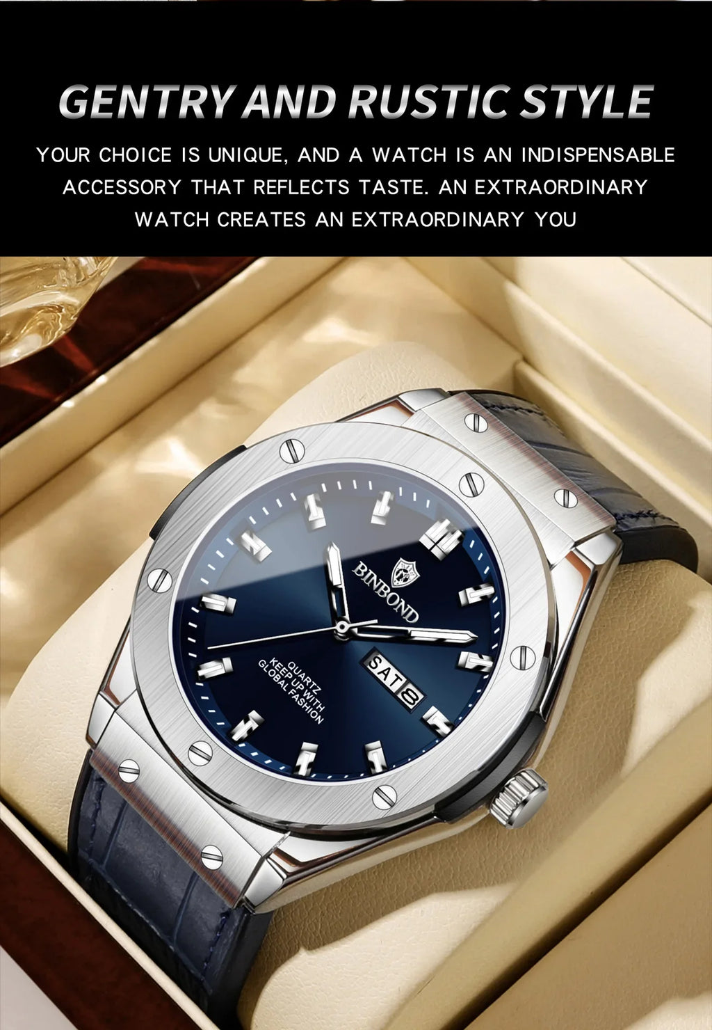 New Man Leather Casual Sports Clock Men Luxury Watch Automatic Watches Mens Top Fashion Quartz Wristwatches Man Reloj Hombre