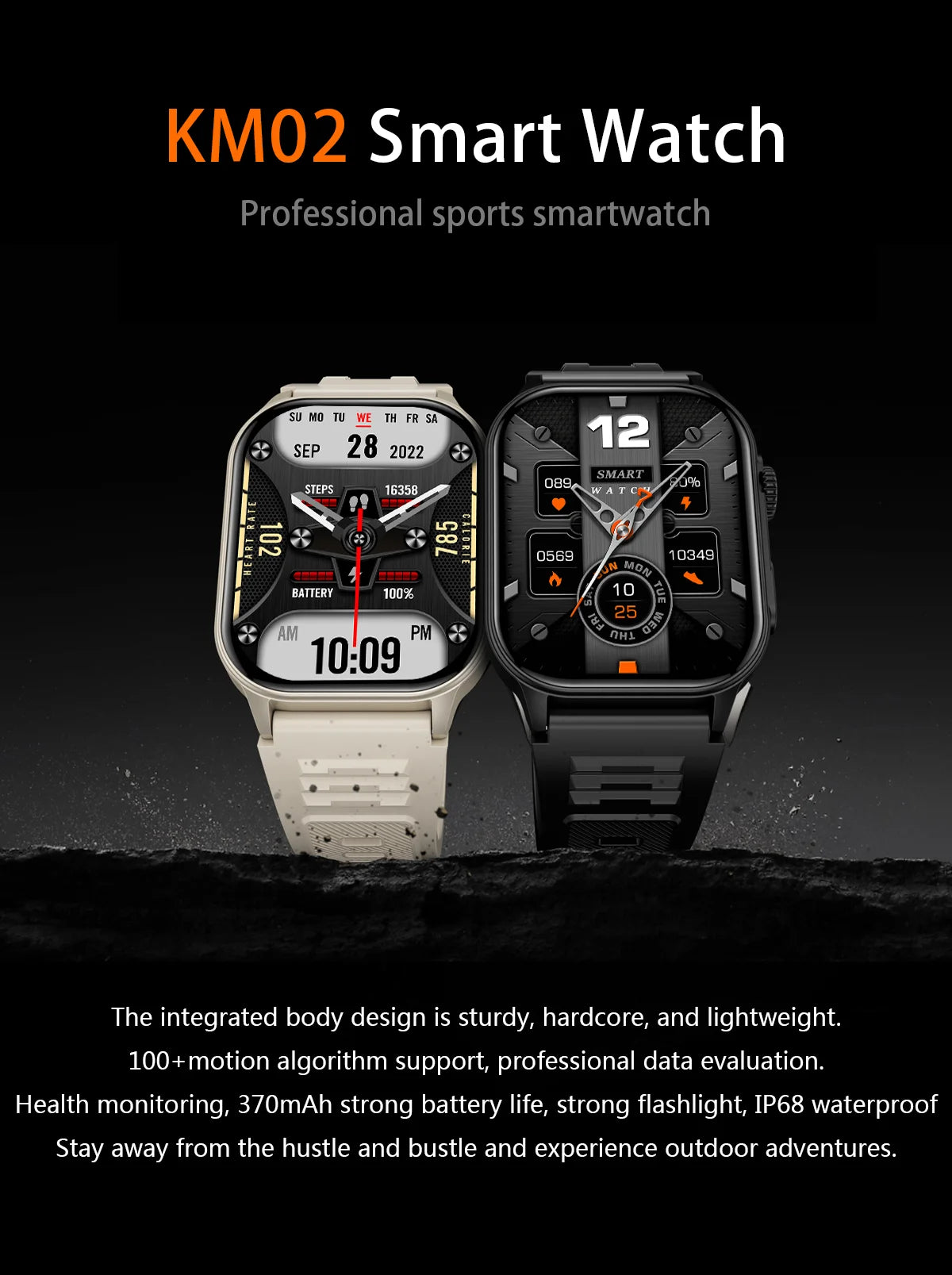 LIGE 2.01" HD Display Smart Watch For Men Women Health Monitor Sports Fitness Watches AI Voice Bluetooth Call Man Smartwatch New