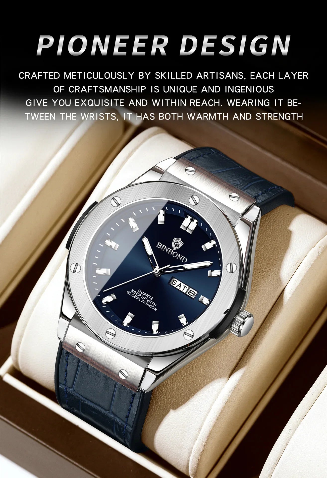 New Man Leather Casual Sports Clock Men Luxury Watch Automatic Watches Mens Top Fashion Quartz Wristwatches Man Reloj Hombre