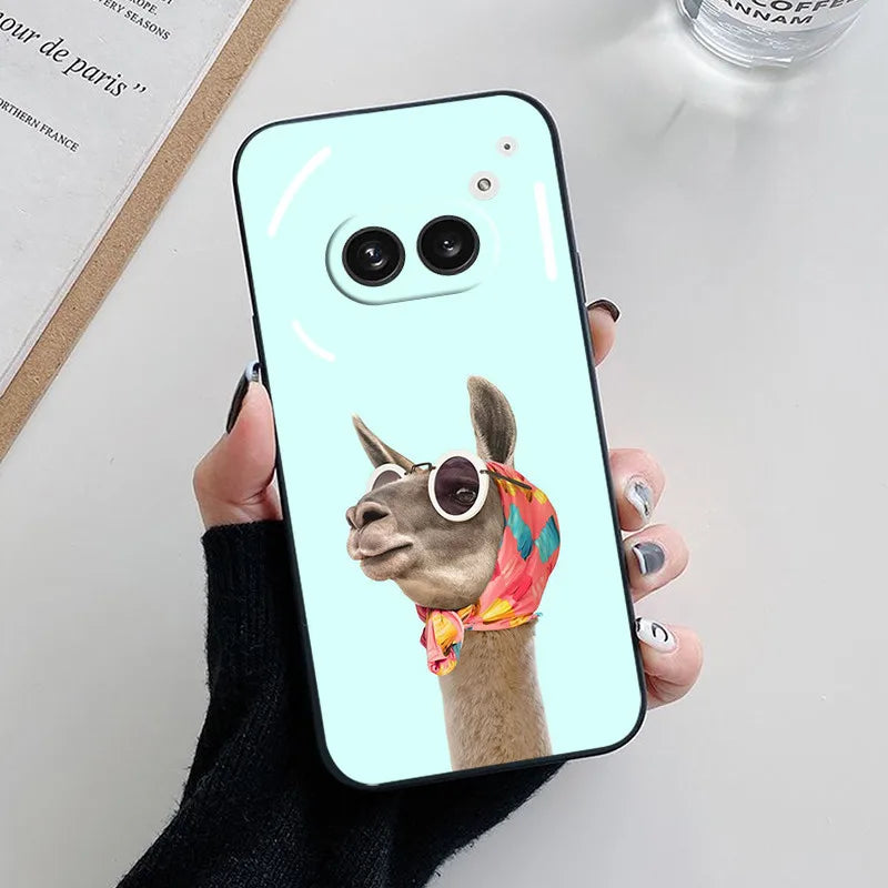 For Nothing Phone 2a Case Fashion Panda Soft Silicone Back Cases for Nothing Phone 1 2 2A Phone Cover Phone1 etui Fundas bags