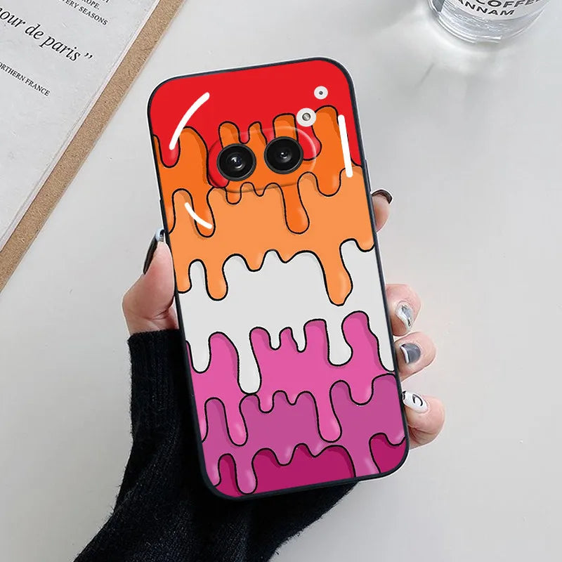 For Nothing Phone 2a Case Fashion Panda Soft Silicone Back Cases for Nothing Phone 1 2 2A Phone Cover Phone1 etui Fundas bags