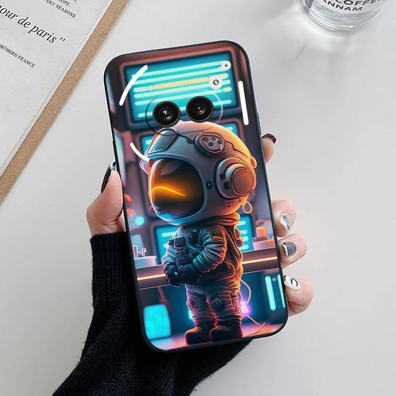 For Nothing Phone 2a Case Fashion Panda Soft Silicone Back Cases for Nothing Phone 1 2 2A Phone Cover Phone1 etui Fundas bags