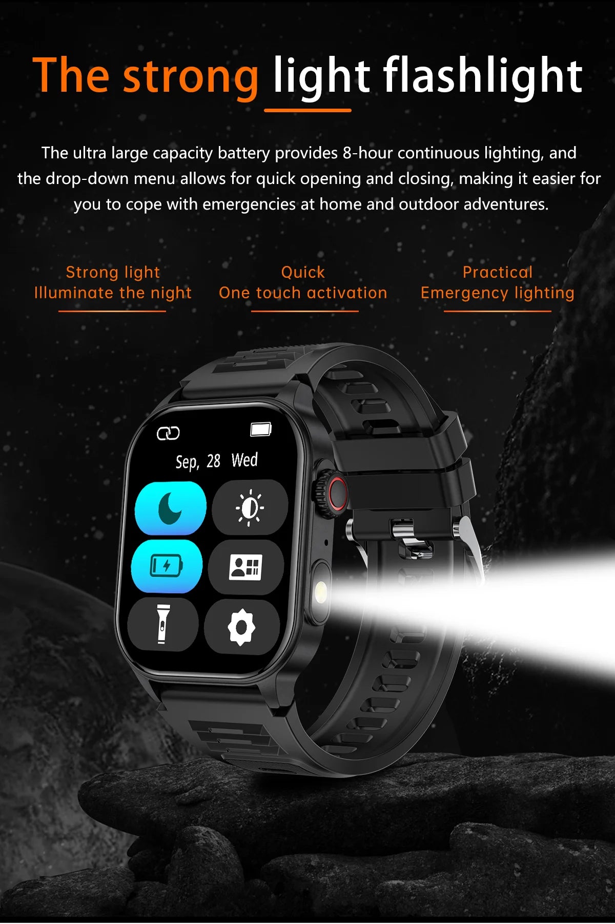 LIGE 2.01" HD Display Smart Watch For Men Women Health Monitor Sports Fitness Watches AI Voice Bluetooth Call Man Smartwatch New