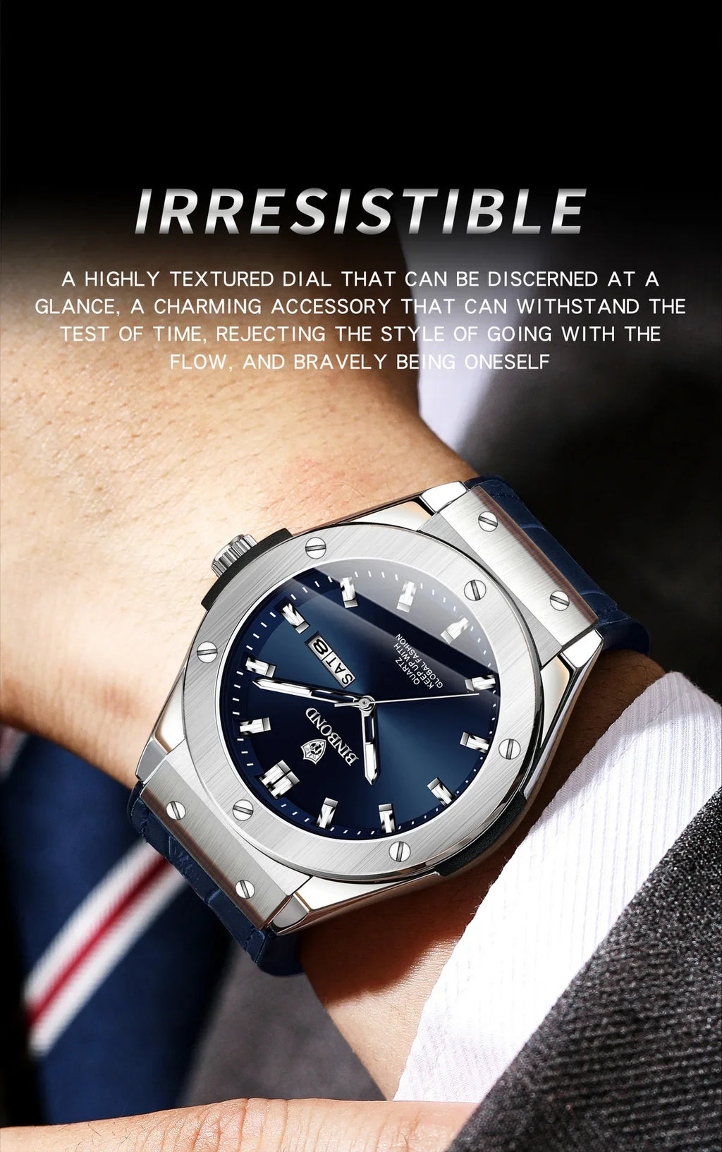 New Man Leather Casual Sports Clock Men Luxury Watch Automatic Watches Mens Top Fashion Quartz Wristwatches Man Reloj Hombre