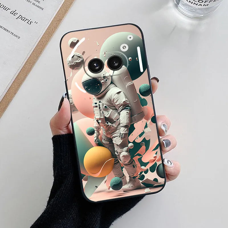 For Nothing Phone 2a Case Fashion Panda Soft Silicone Back Cases for Nothing Phone 1 2 2A Phone Cover Phone1 etui Fundas bags