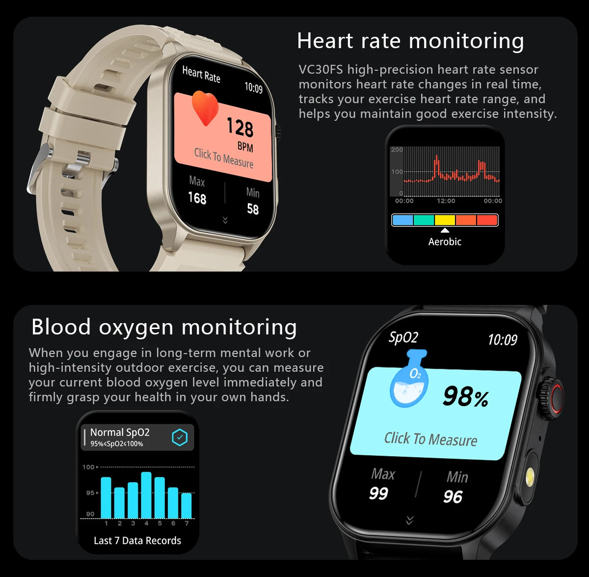 LIGE 2.01" HD Display Smart Watch For Men Women Health Monitor Sports Fitness Watches AI Voice Bluetooth Call Man Smartwatch New