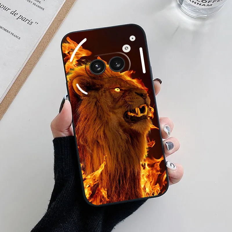 For Nothing Phone 2a Case Fashion Panda Soft Silicone Back Cases for Nothing Phone 1 2 2A Phone Cover Phone1 etui Fundas bags